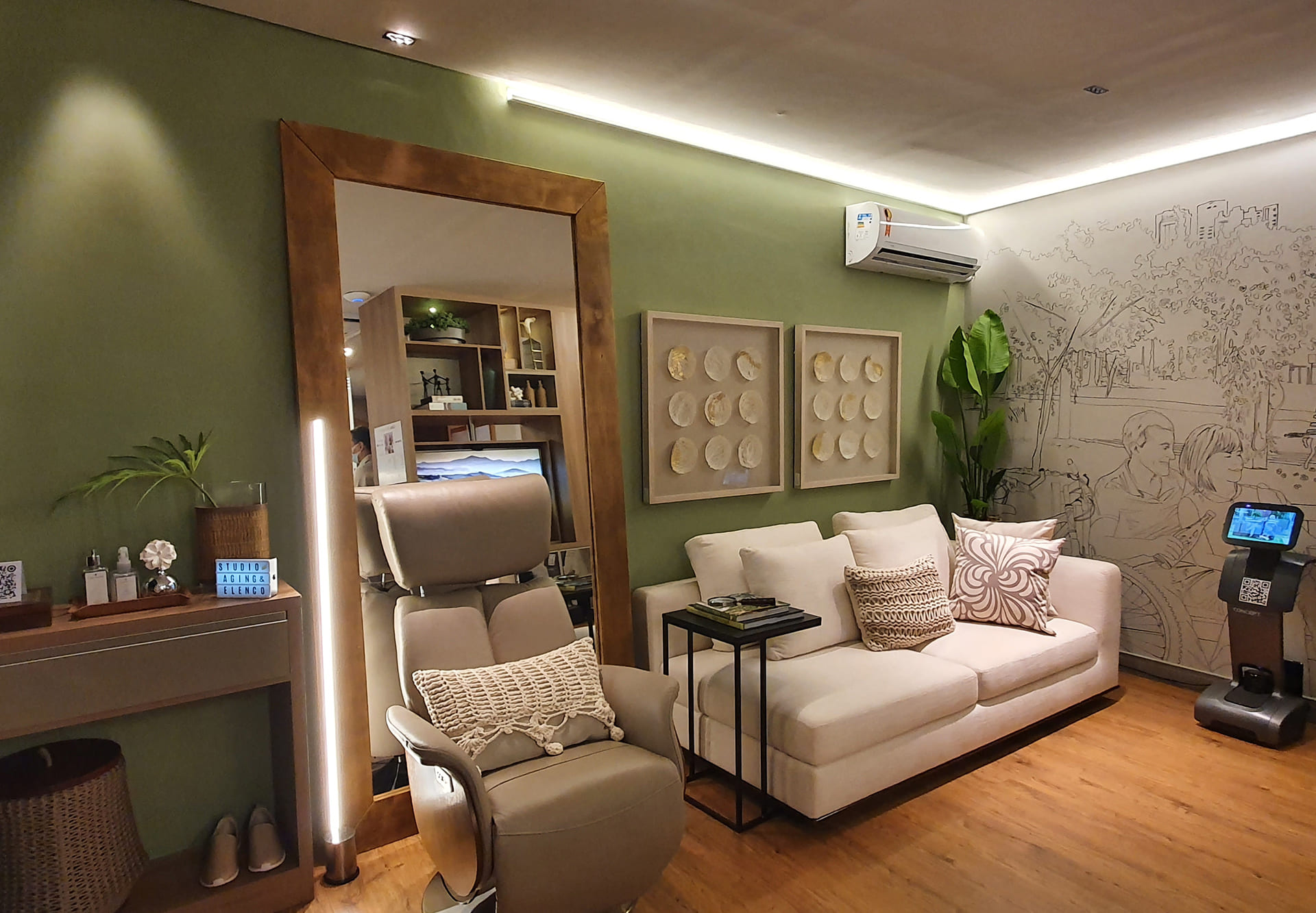 Ambiente projetado pela Mari Chão Arquitetura